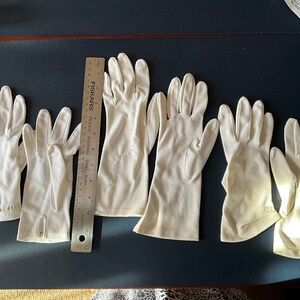 Vintage white gloves